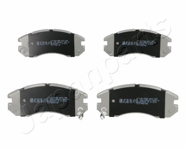 Комплект тормозных колодок, дисковый тормоз JAPANPARTS PA705AF