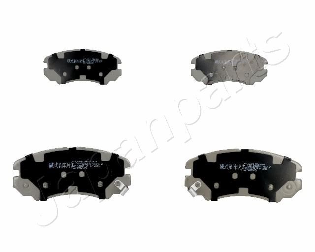 Комплект тормозных колодок, дисковый тормоз JAPANPARTS PAH10AF