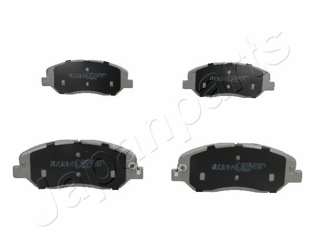 Комплект тормозных колодок, дисковый тормоз JAPANPARTS PAH14AF