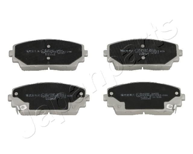 Комплект тормозных колодок, дисковый тормоз JAPANPARTS PAK23AF
