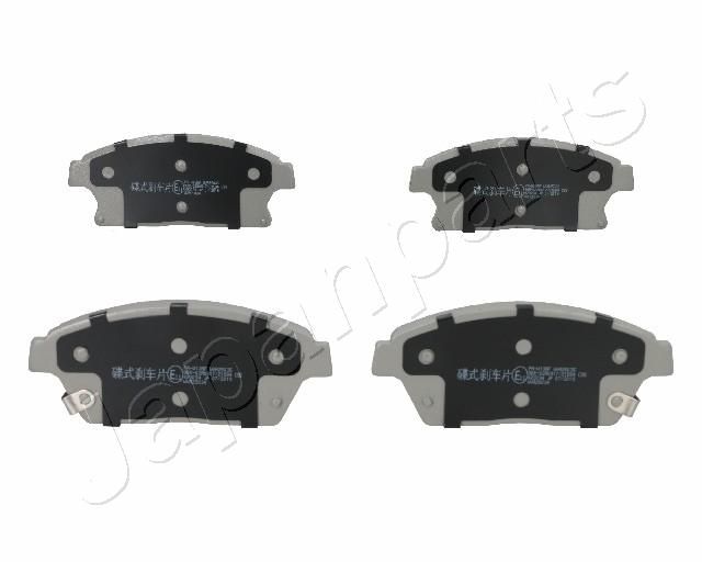 Комплект тормозных колодок, дисковый тормоз JAPANPARTS PAW13AF