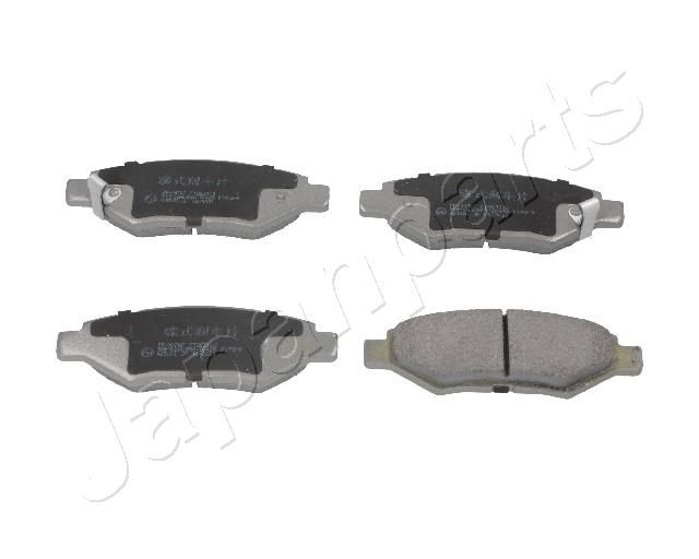 Комплект тормозных колодок, дисковый тормоз JAPANPARTS PP007AF