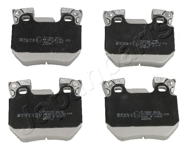 Комплект тормозных колодок, дисковый тормоз JAPANPARTS PP0120AF