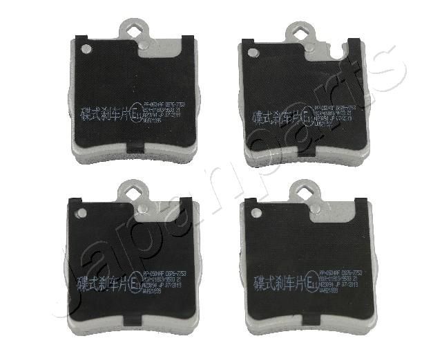 Комплект тормозных колодок, дисковый тормоз JAPANPARTS PP0504AF
