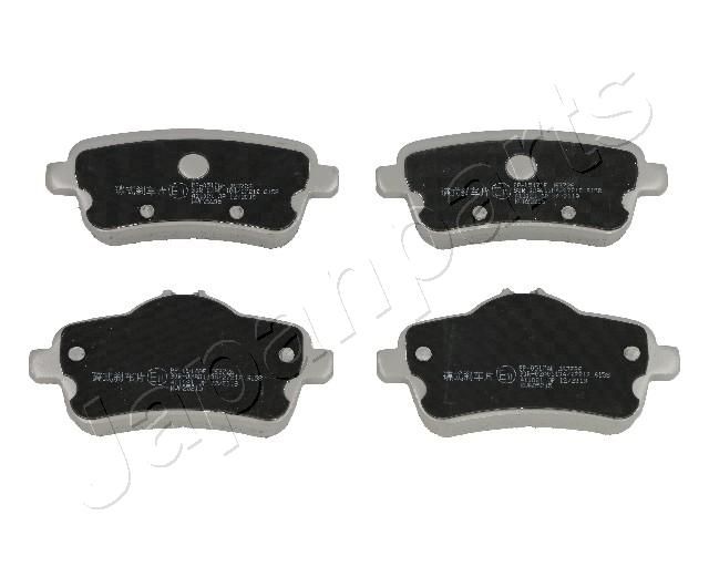 Комплект тормозных колодок, дисковый тормоз JAPANPARTS PP0517AF