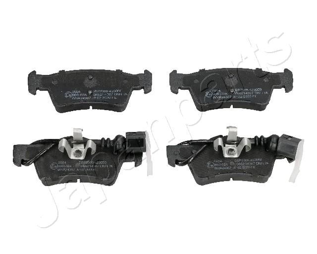 Комплект тормозных колодок, дисковый тормоз JAPANPARTS PP0924AF