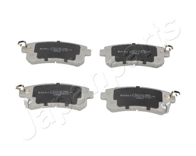 Комплект тормозных колодок, дисковый тормоз JAPANPARTS PP104AF