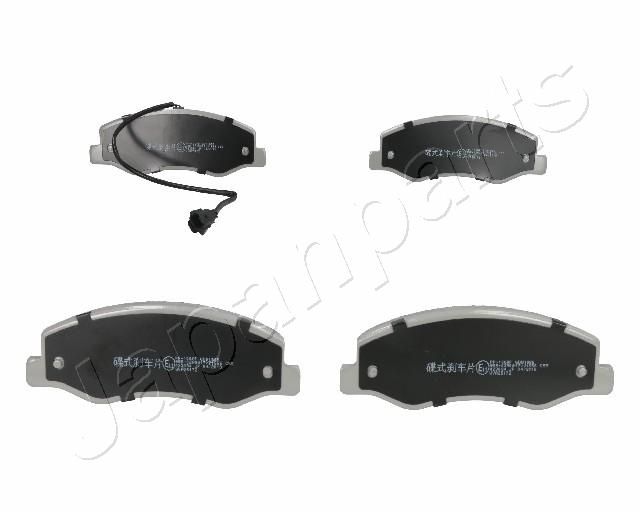 Комплект тормозных колодок, дисковый тормоз JAPANPARTS PP106AF