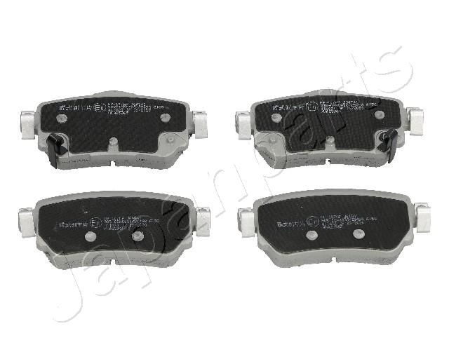 Комплект тормозных колодок, дисковый тормоз JAPANPARTS PP107AF