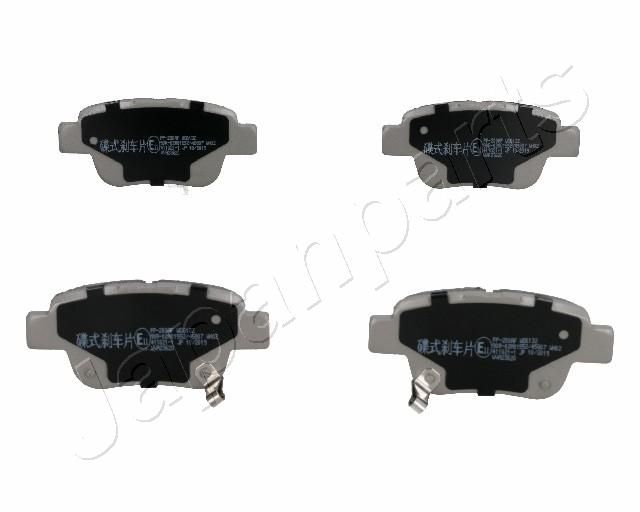 Комплект тормозных колодок, дисковый тормоз JAPANPARTS PP200AF