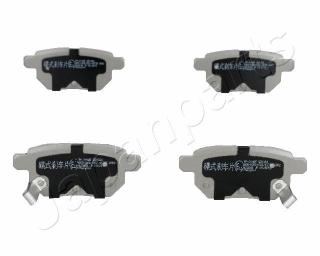 Комплект тормозных колодок, дисковый тормоз JAPANPARTS PP214AF