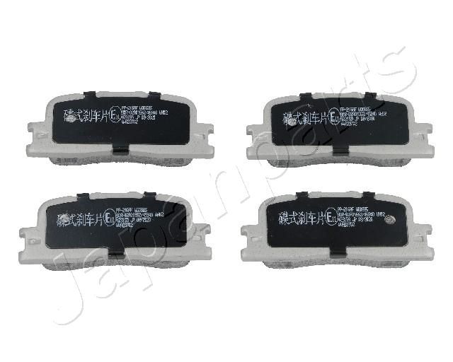 Комплект тормозных колодок, дисковый тормоз JAPANPARTS PP216AF