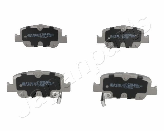 Комплект тормозных колодок, дисковый тормоз JAPANPARTS PP220AF