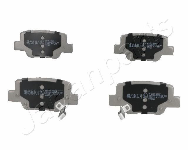 Комплект тормозных колодок, дисковый тормоз JAPANPARTS PP224AF