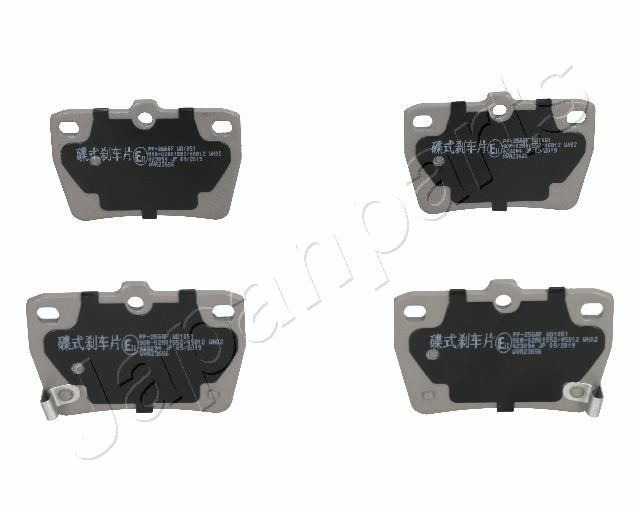 Комплект тормозных колодок, дисковый тормоз JAPANPARTS PP256AF