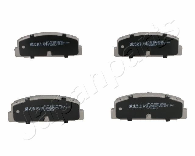 Комплект тормозных колодок, дисковый тормоз JAPANPARTS PP302AF