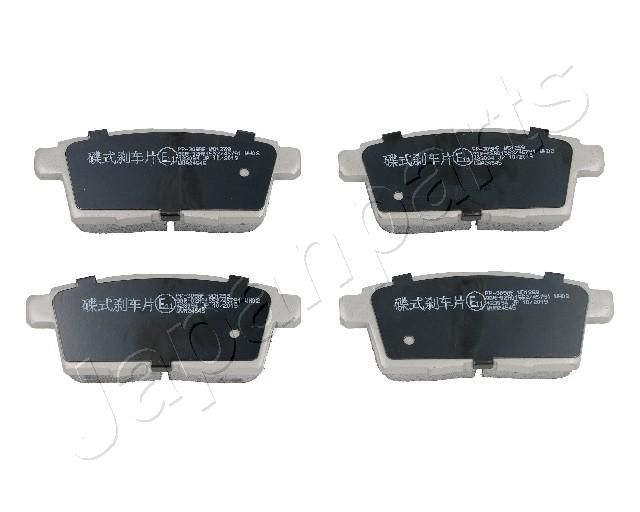 Комплект тормозных колодок, дисковый тормоз JAPANPARTS PP309AF