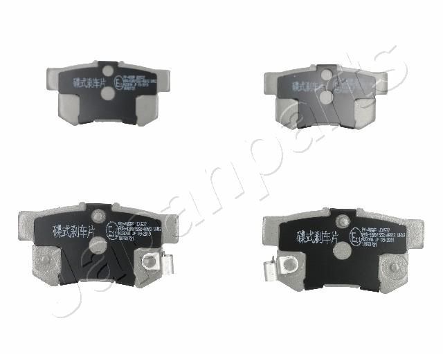 Комплект тормозных колодок, дисковый тормоз JAPANPARTS PP405AF