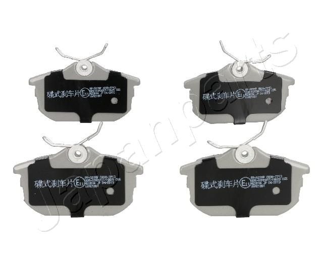 Комплект тормозных колодок, дисковый тормоз JAPANPARTS PP507AF