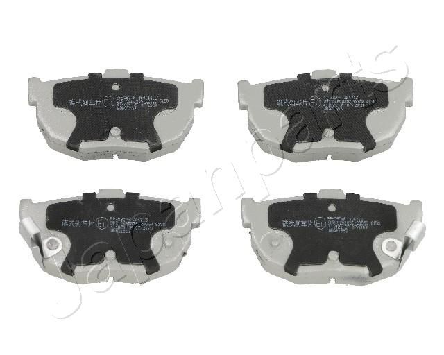 Комплект тормозных колодок, дисковый тормоз JAPANPARTS PP595AF