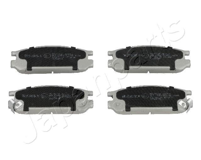 Комплект тормозных колодок, дисковый тормоз JAPANPARTS PP701AF