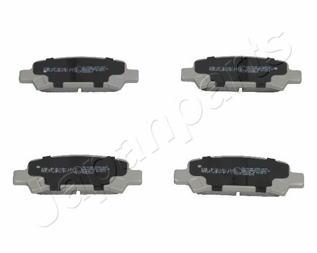 Комплект тормозных колодок, дисковый тормоз JAPANPARTS PP702AF