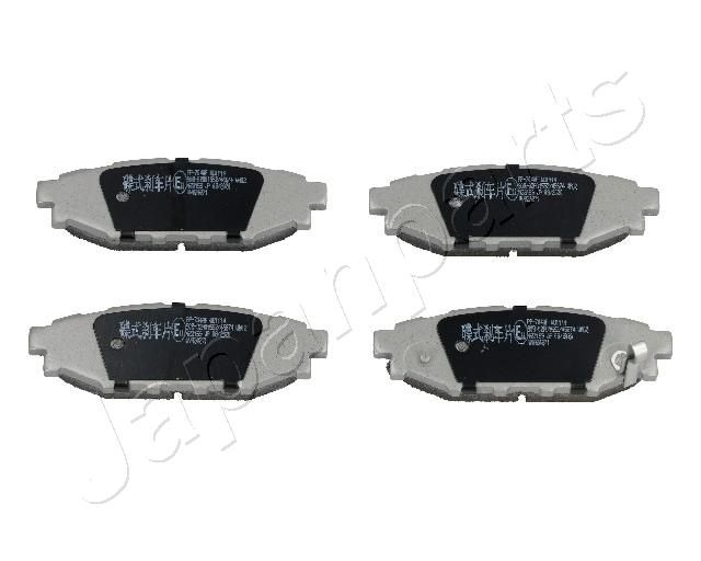 Комплект тормозных колодок, дисковый тормоз JAPANPARTS PP704AF