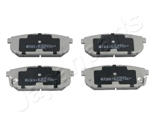 Комплект тормозных колодок, дисковый тормоз JAPANPARTS PPK03AF