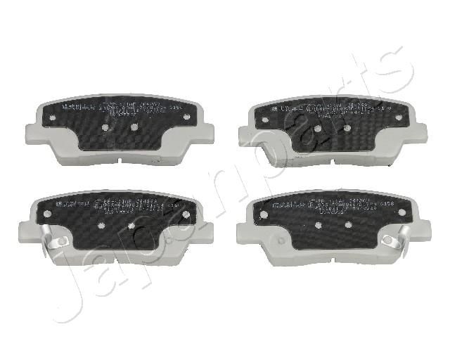 Комплект тормозных колодок, дисковый тормоз JAPANPARTS PPK11AF