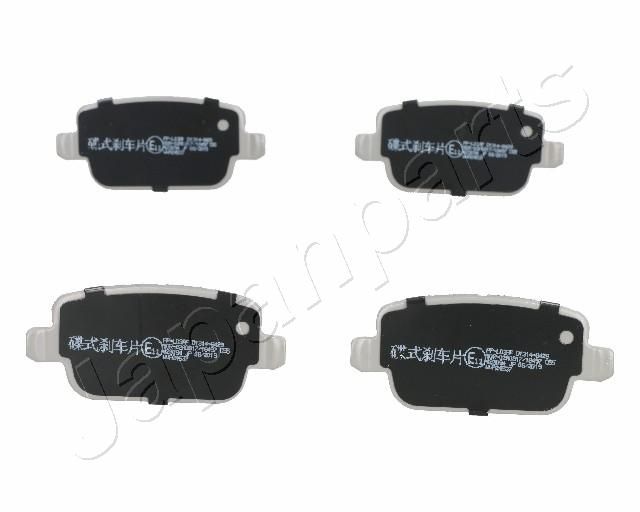 Комплект тормозных колодок, дисковый тормоз JAPANPARTS PPL03AF