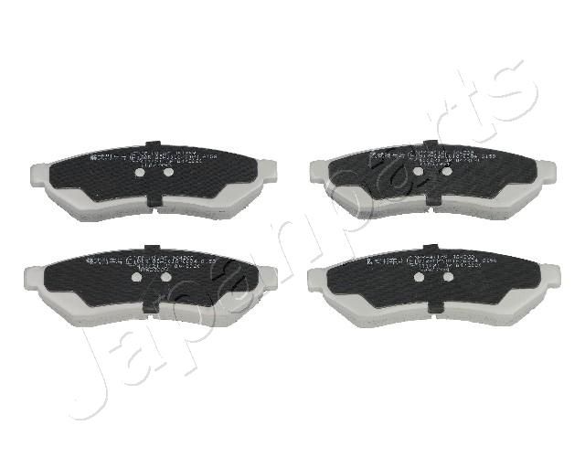 Комплект тормозных колодок, дисковый тормоз JAPANPARTS PPW01AF