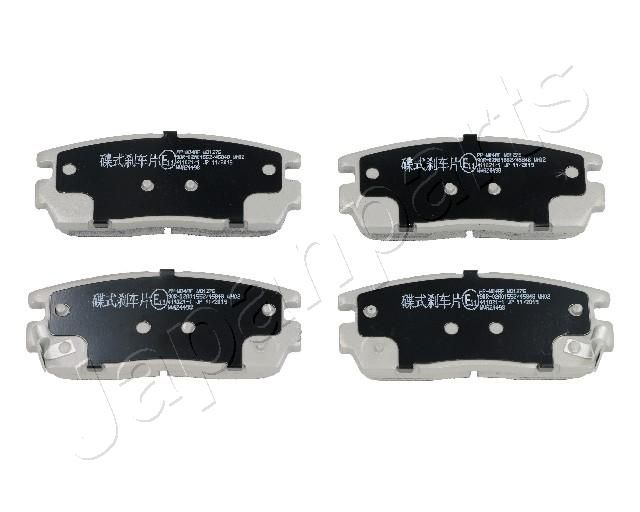 Комплект тормозных колодок, дисковый тормоз JAPANPARTS PPW04AF