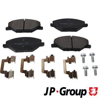 Комплект тормозных колодок, дисковый тормоз JP GROUP 1163609910