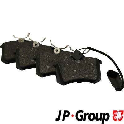 Комплект тормозных колодок, дисковый тормоз JP GROUP 1163707410