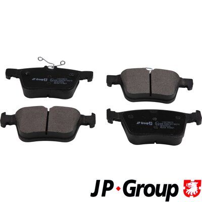 Комплект тормозных колодок, дисковый тормоз JP GROUP 1163708610
