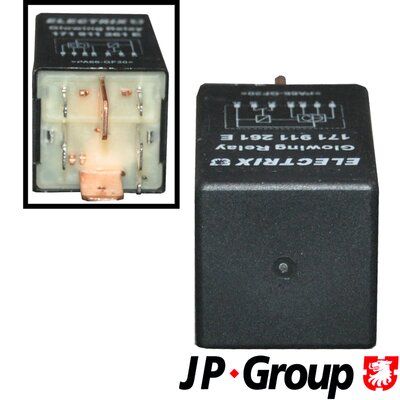 Реле, система накаливания JP GROUP 1199206600