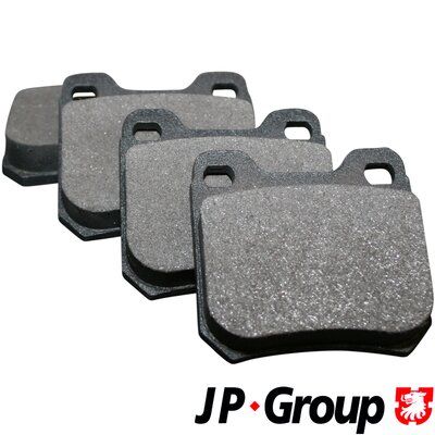 Комплект тормозных колодок, дисковый тормоз JP GROUP 1263700410