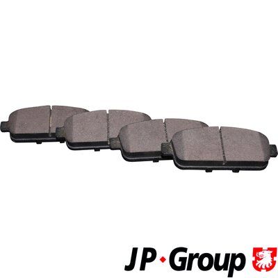 Комплект тормозных колодок, дисковый тормоз JP GROUP 1263701510