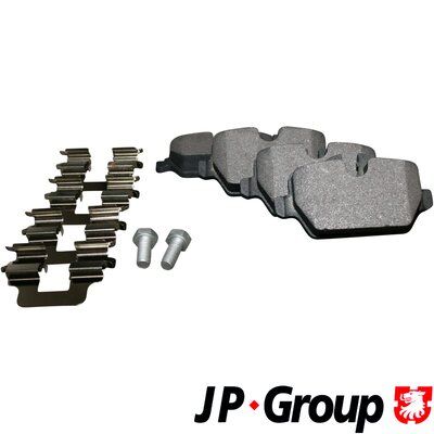 Комплект тормозных колодок, дисковый тормоз JP GROUP 1463700510