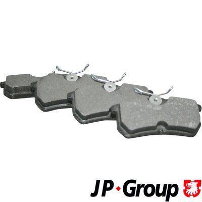 Комплект тормозных колодок, дисковый тормоз JP GROUP 1563700410