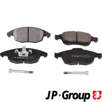 Комплект тормозных колодок, дисковый тормоз JP GROUP 3163600710