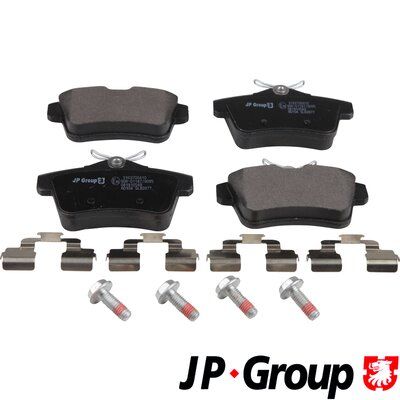 Комплект тормозных колодок, дисковый тормоз JP GROUP 3163700410