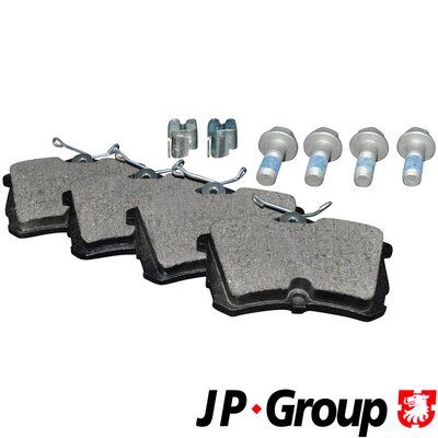 Комплект тормозных колодок, дисковый тормоз JP GROUP 3463700210