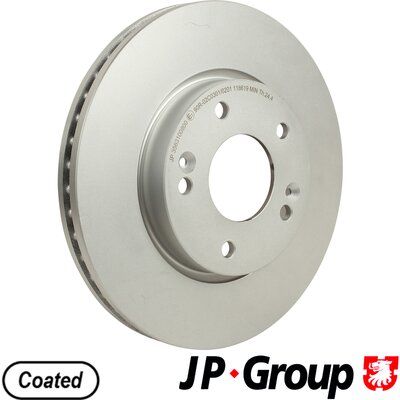 Тормозной диск JP GROUP 3563100800
