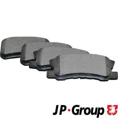 Комплект тормозных колодок, дисковый тормоз JP GROUP 4163700310
