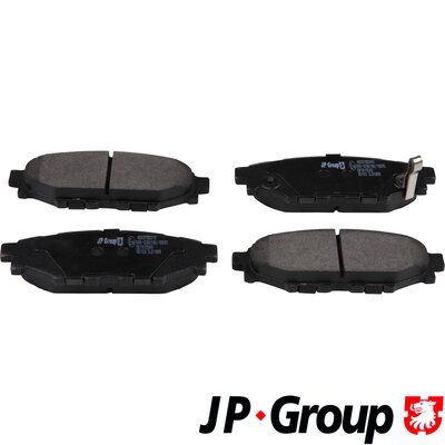 Комплект тормозных колодок, дисковый тормоз JP GROUP 4663700310