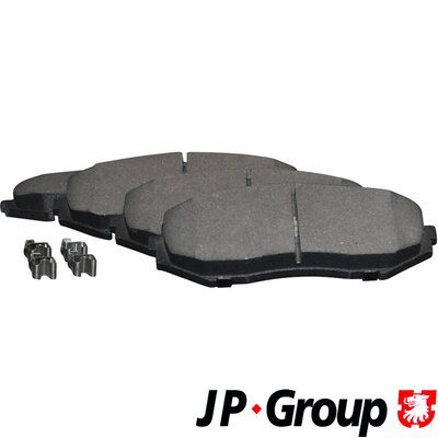 Комплект тормозных колодок, дисковый тормоз JP GROUP 4763601110