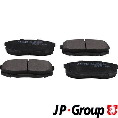 Комплект тормозных колодок, дисковый тормоз JP GROUP 4863702210