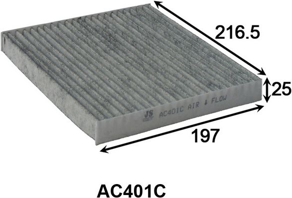 Фильтр, воздух во внутренном пространстве JS AC401C