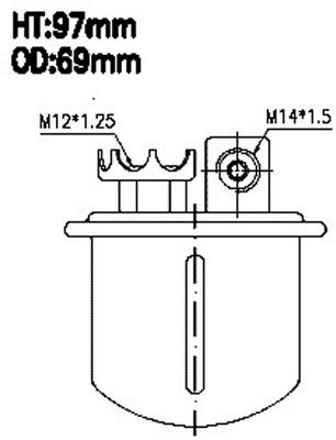 Топливный фильтр JS FS7202U